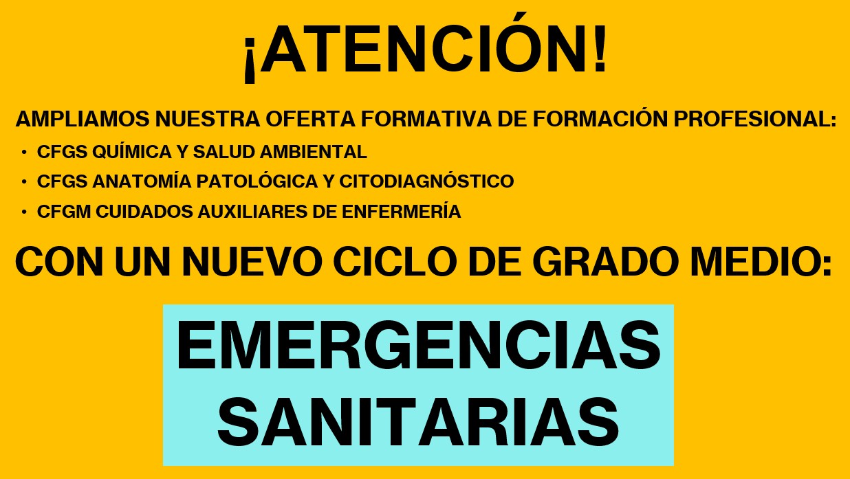 CARTEL EMERGENCIAS SANITARIAS